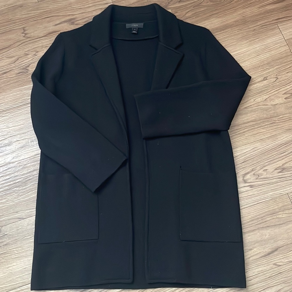 J. Crew Open Front Sophie Sweater Blazer -  100% Merino Wool